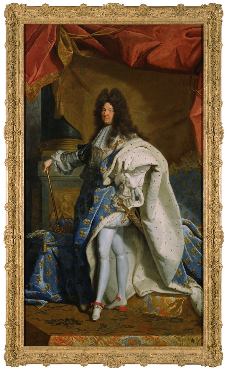 Retrato de Luis XIV, c.1701 de Hyacinthe Francois Rigaud