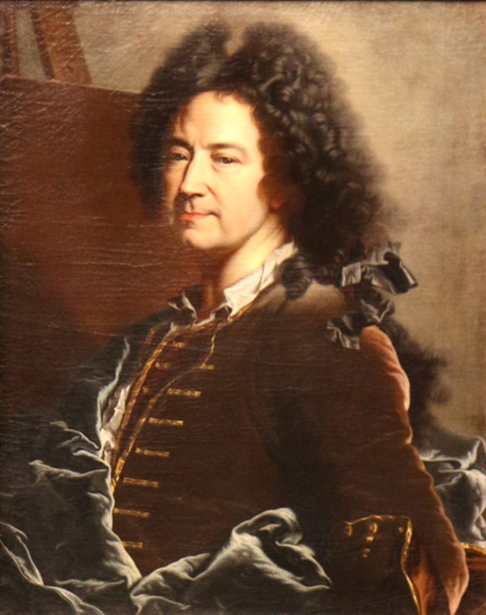 Autorretrato. de Hyacinthe Rigaud