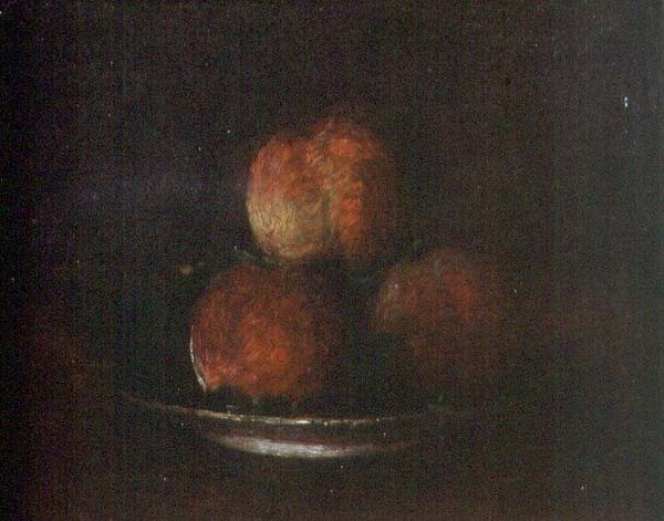 Tres melocotones de Ignace Henri Jean Fantin Latour