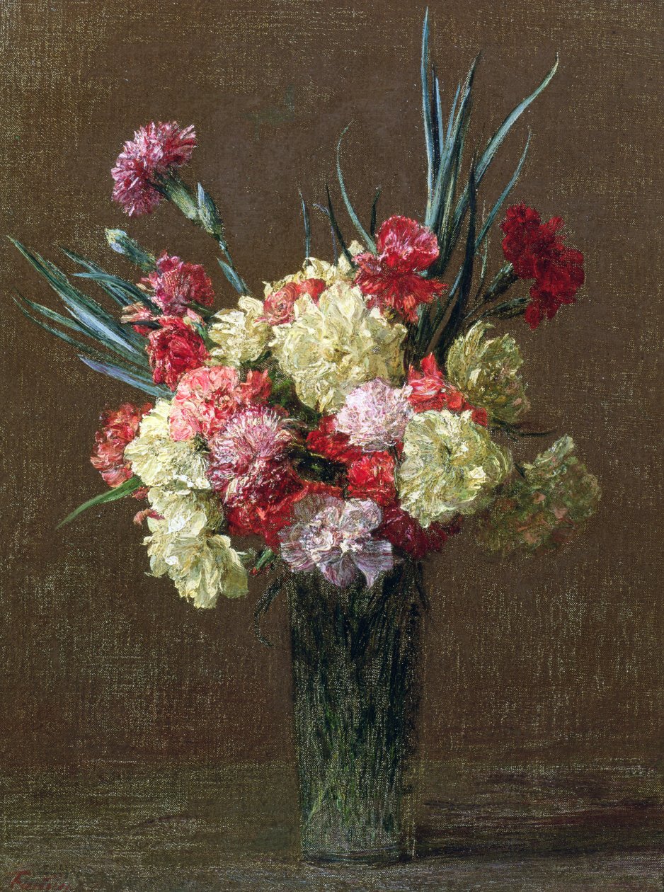Claveles de Ignace Henri Jean Fantin Latour