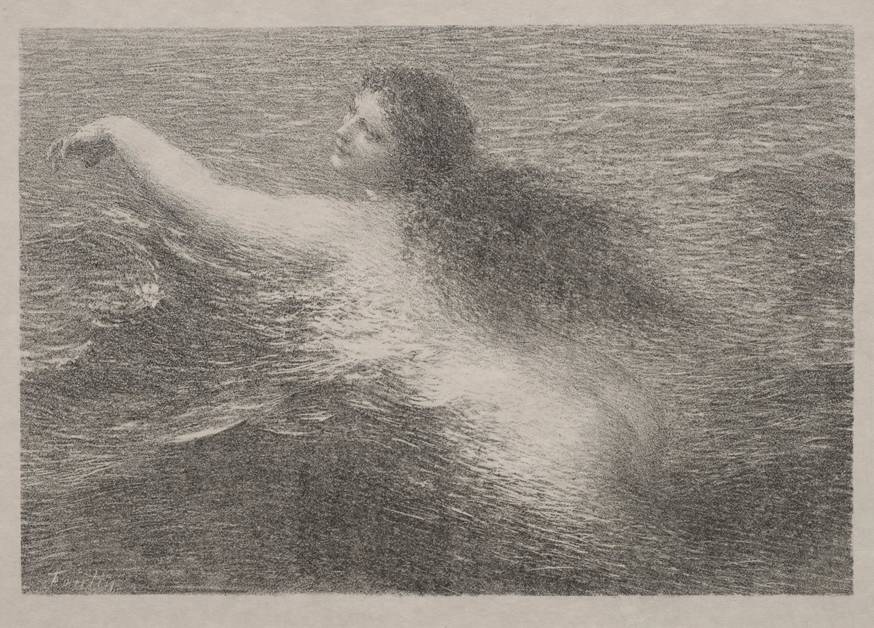 El Genio del Agua de Ignace Henri Jean Fantin Latour