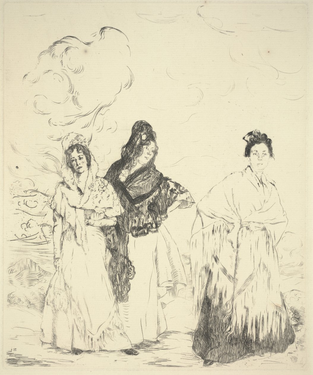 Las Manolas, c.1899 de Ignacio Zuloaga y Zabaleta