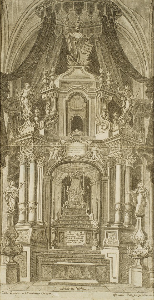 Tumba de Felipe V de Ignasi Valls