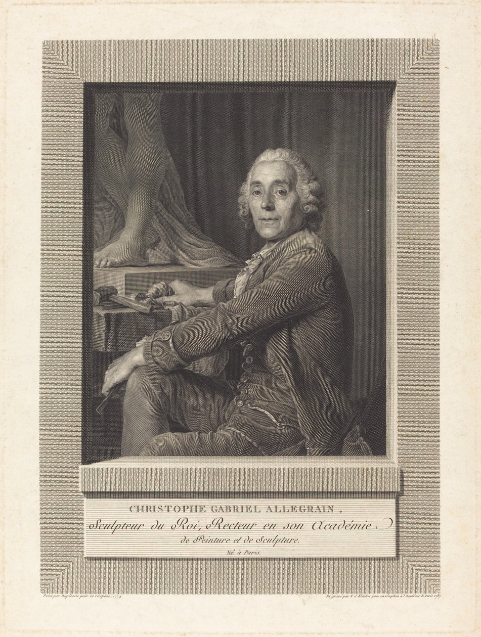 Christophe Gabriel Allegrain de Ignaz Sebastian Klauber after Joseph Siffred Duplessis