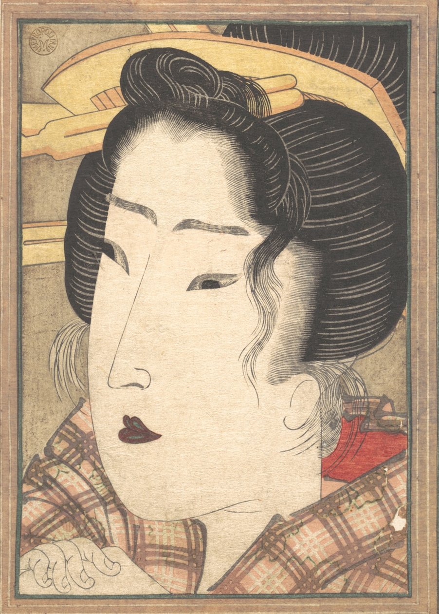 Cabeza de una belleza de Ikeda Eisen