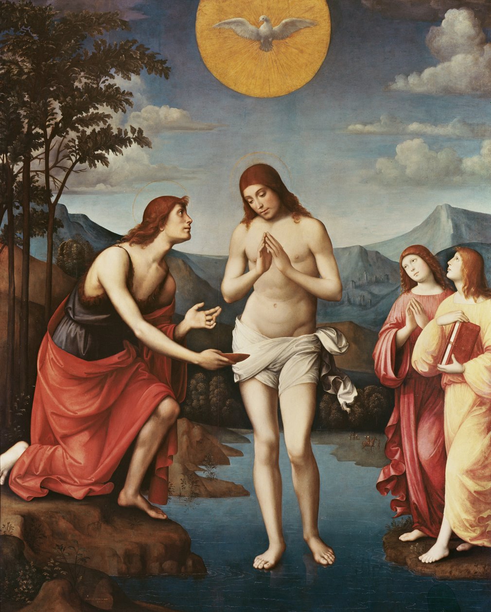 El bautismo de Cristo de Il Francia