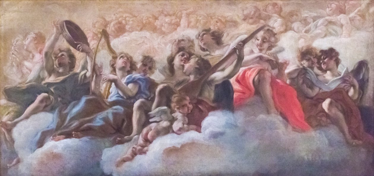 Concierto de los ángeles de Il (1639 1709) Baciccio