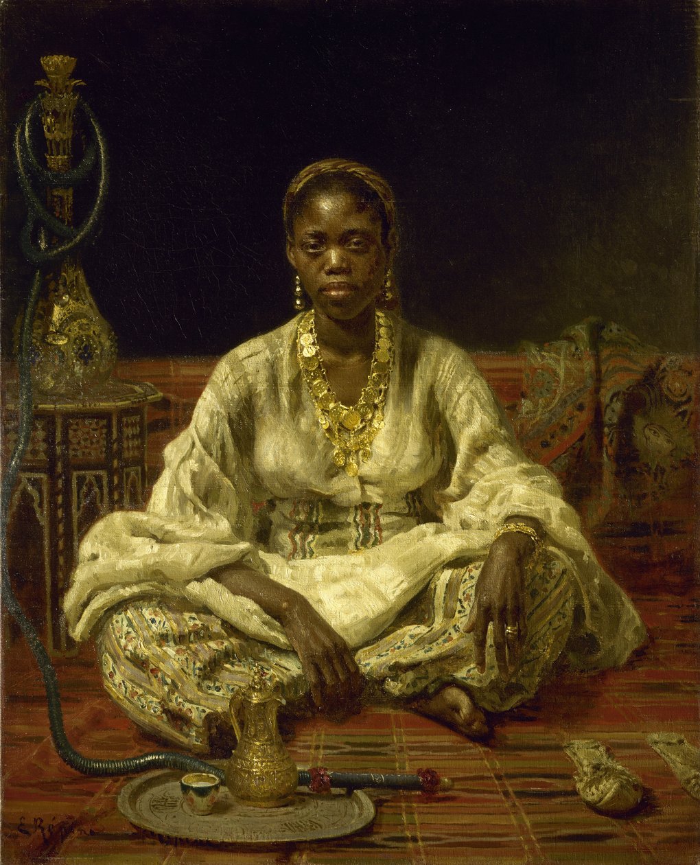 Mujer negra, 1875-1876 de Ilya Efimovich Repin