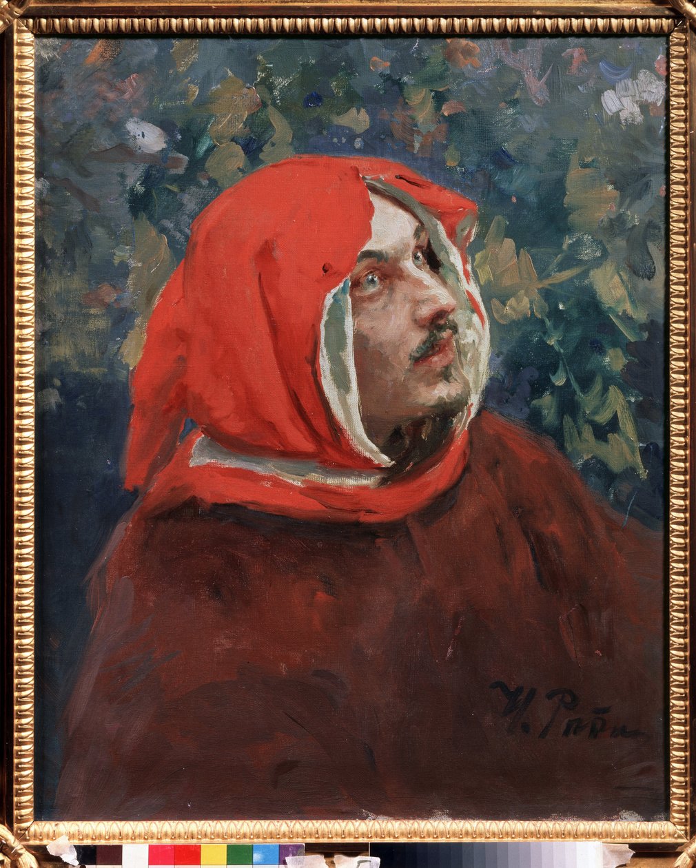 Dante Alighieri (Durante de los Alighieri) de Ilya Efimovich Repin
