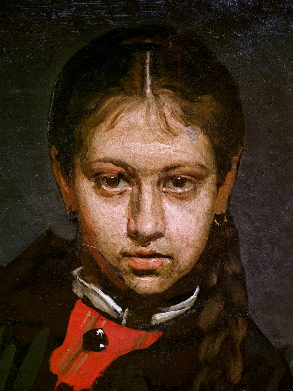 VERA CHEVTSOVA (detalle) de Ilya Efimovich Repin