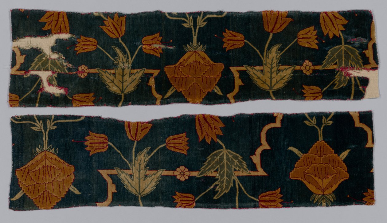 Fragmentos de una alfombra de Imperial Manufactory