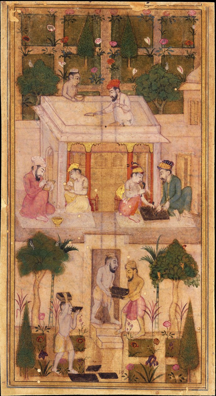 Haciendo libros en un jardín de Indian Art