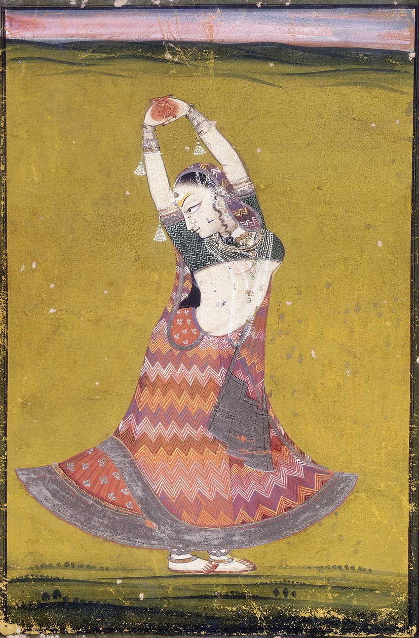 Bailarina, principios del siglo XIX de Indian School