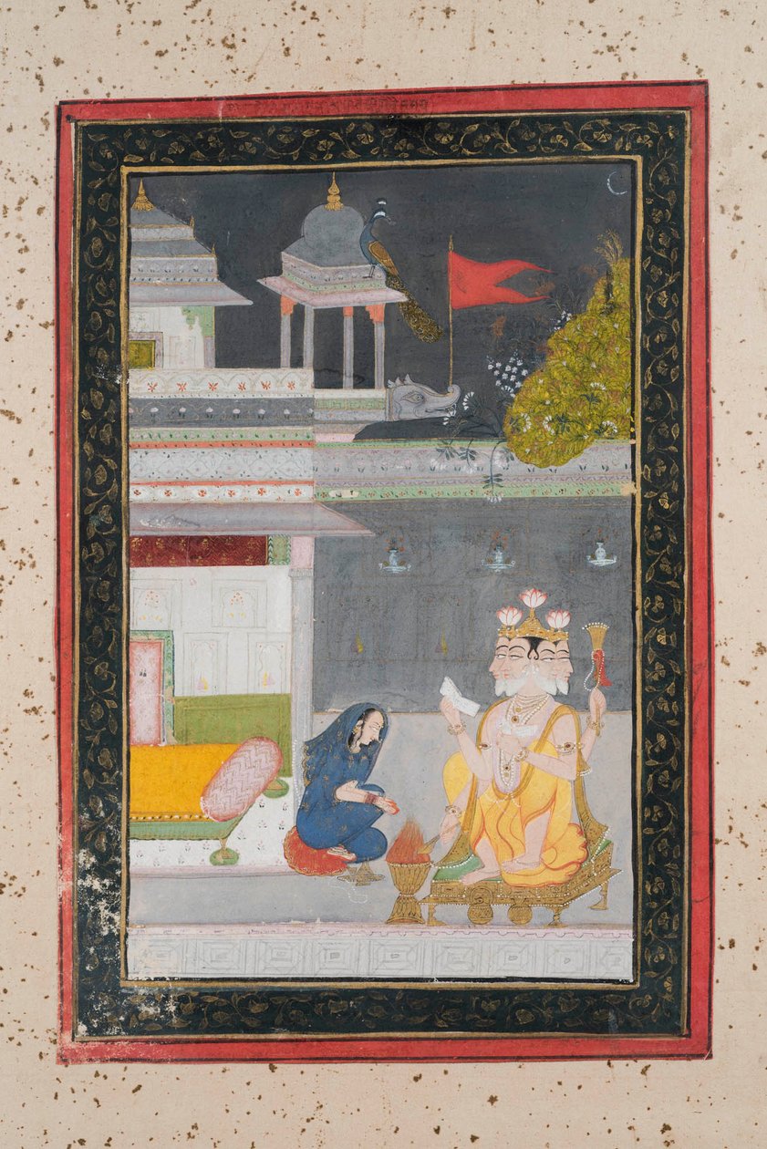 Khambhavati Ragini, c.1790 de Indian School