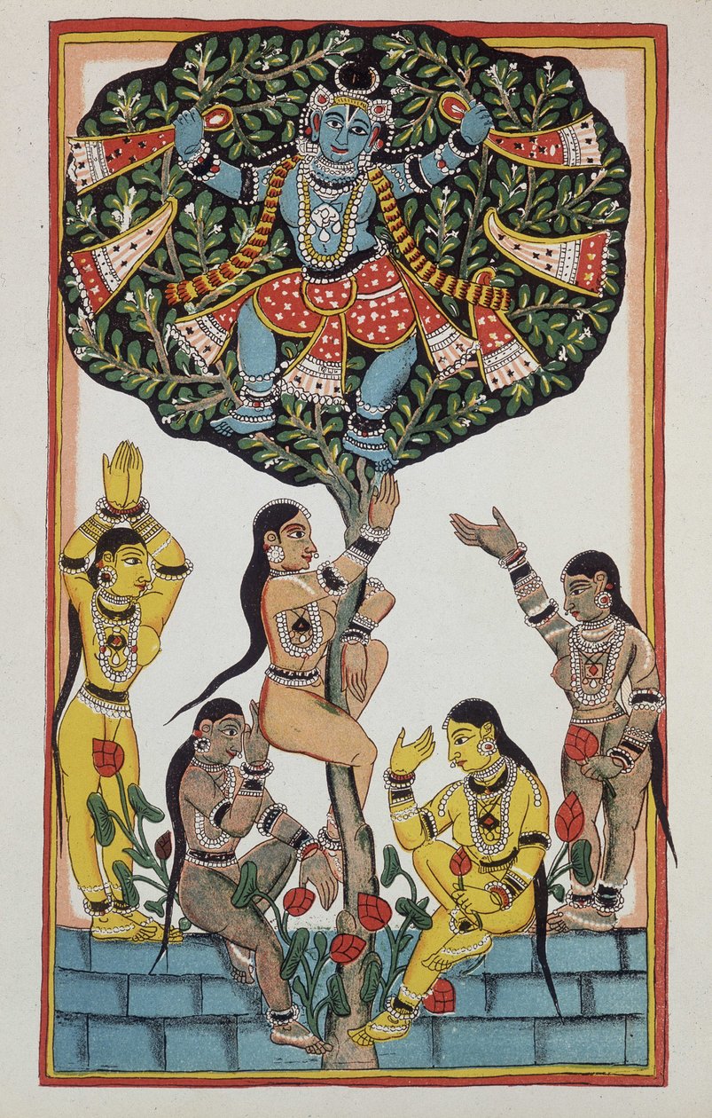Krishna y 5 diosas de Indian School