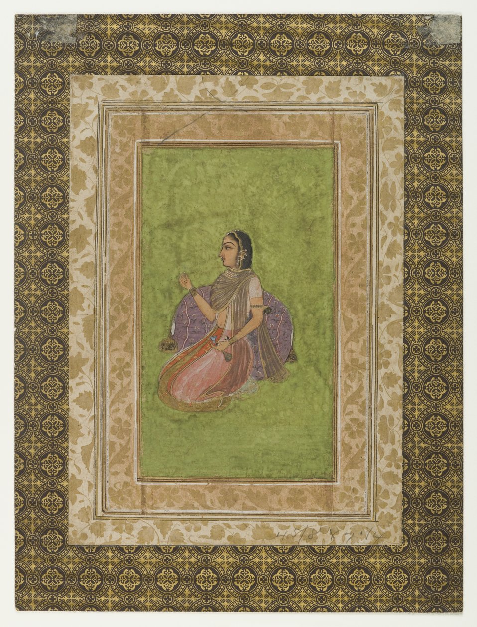 Pintura en miniatura, siglo XVIII-XIX de Indian School