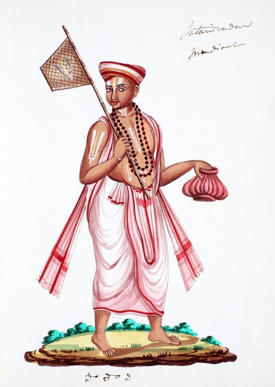 Brahmán vaishnavita de Indian School