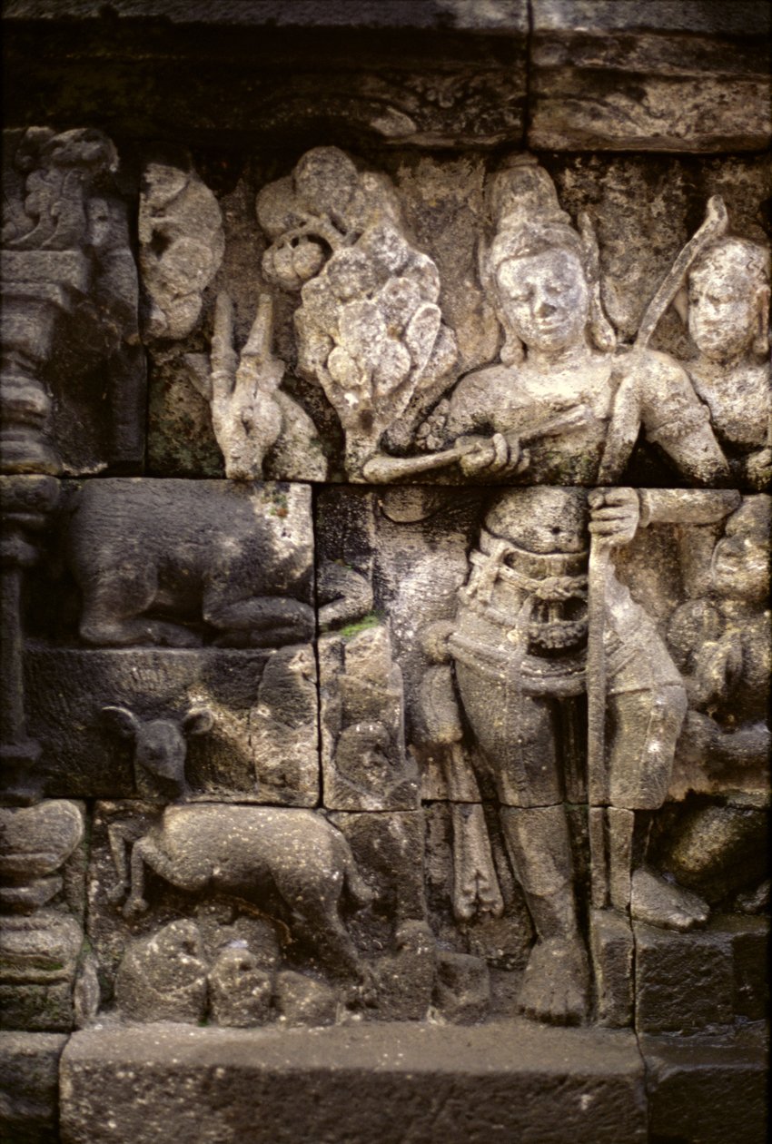 (Detalle) del exterior, 778-850 d.C. de Indonesian