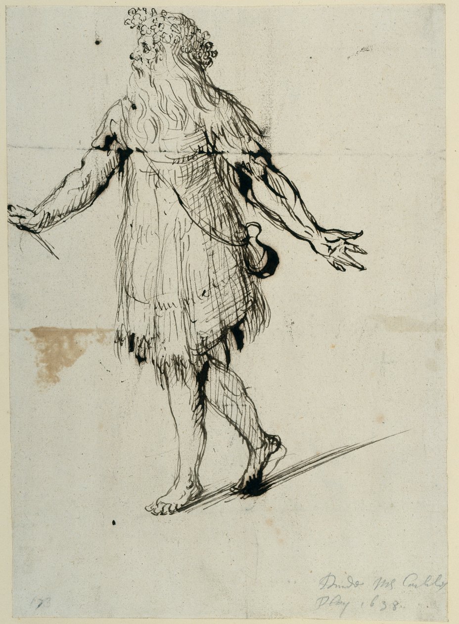 Un druida, c.1638 de Inigo Jones