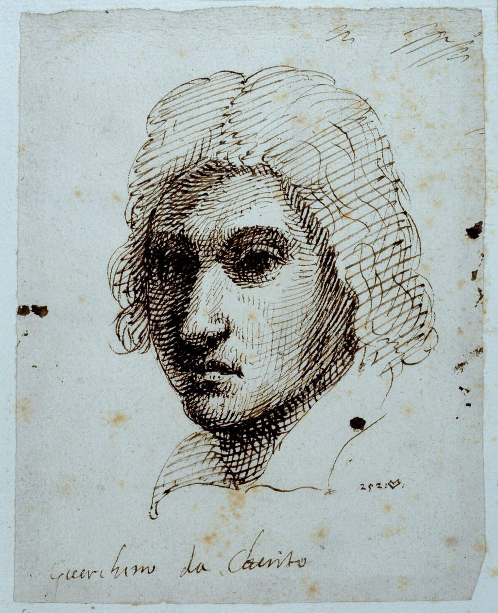 Dibujo de Guercino de Inigo Jones