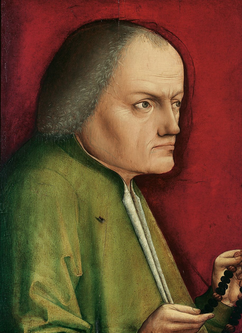 Retrato de Segismundo "el Rico en Monedas", Archiduque del Tirol de Innsbrucker Hofmaler