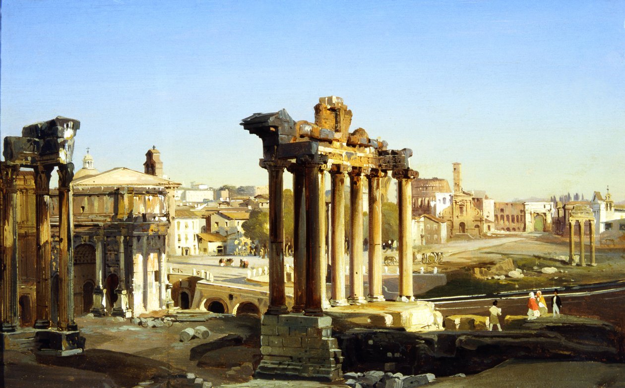 Foro Romano de Ippolito Caffi