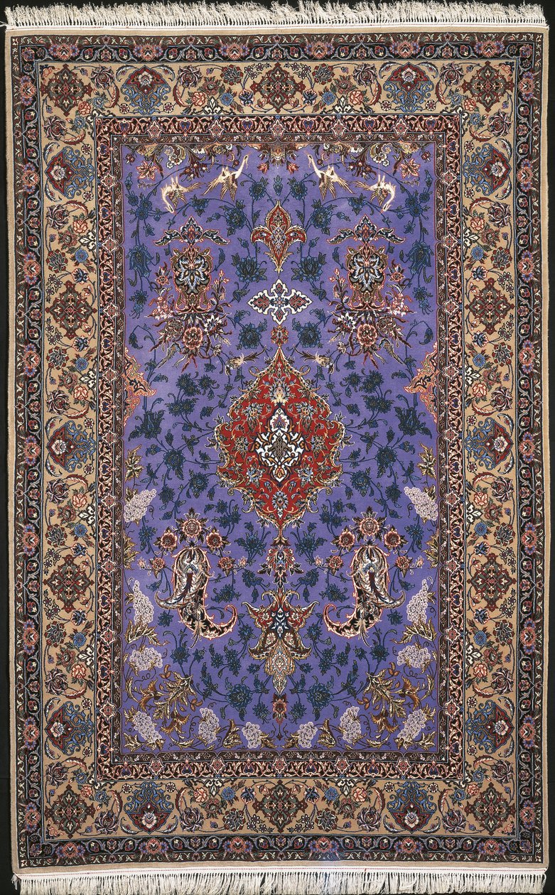 Primer plano de una alfombra, Irán de Iranian School