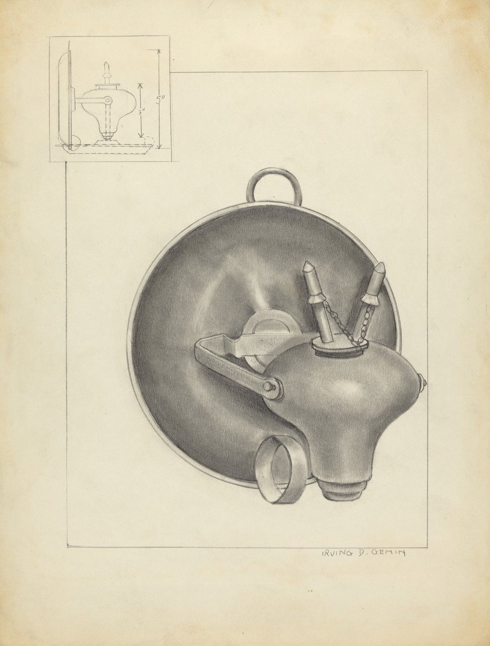 Lámpara de Irving D. Genin