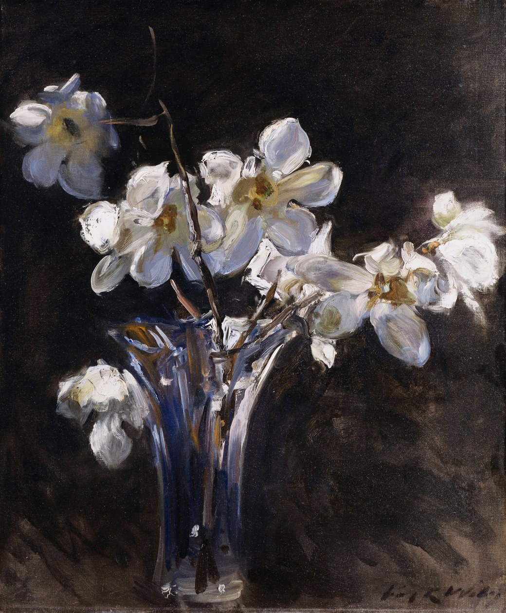 Magnolias in a Vase de Irving Ramsay Wiles