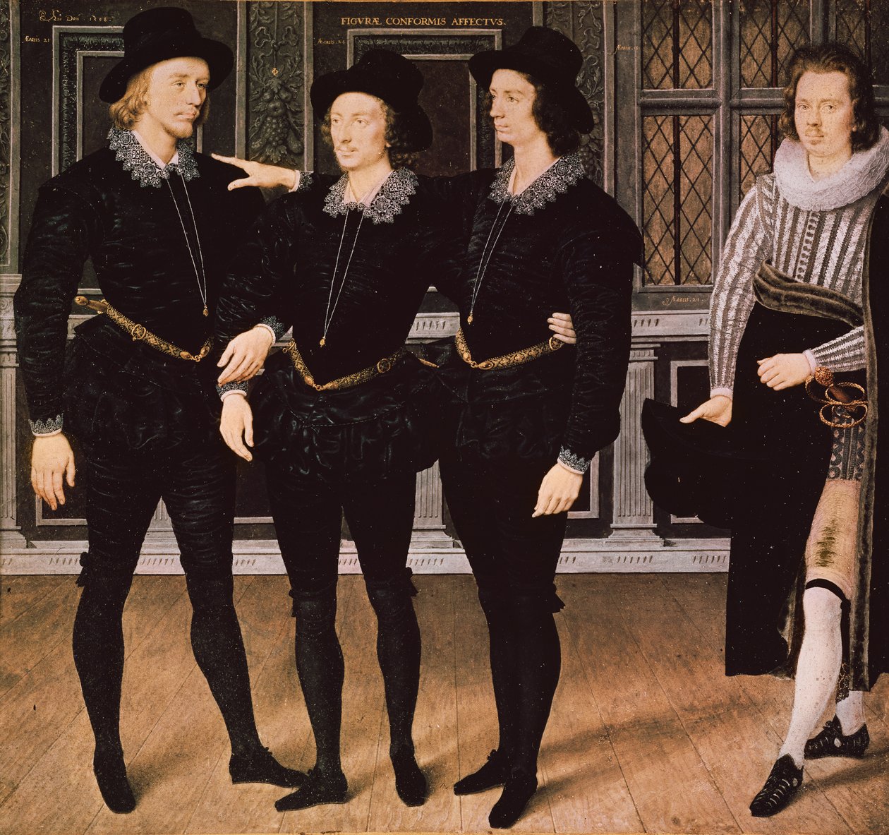 Los hermanos Browne, 1598 de Isaac Oliver