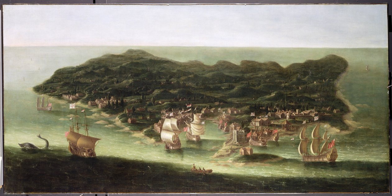 La isla de Barbados, c.1694 de Isaac Sailmaker