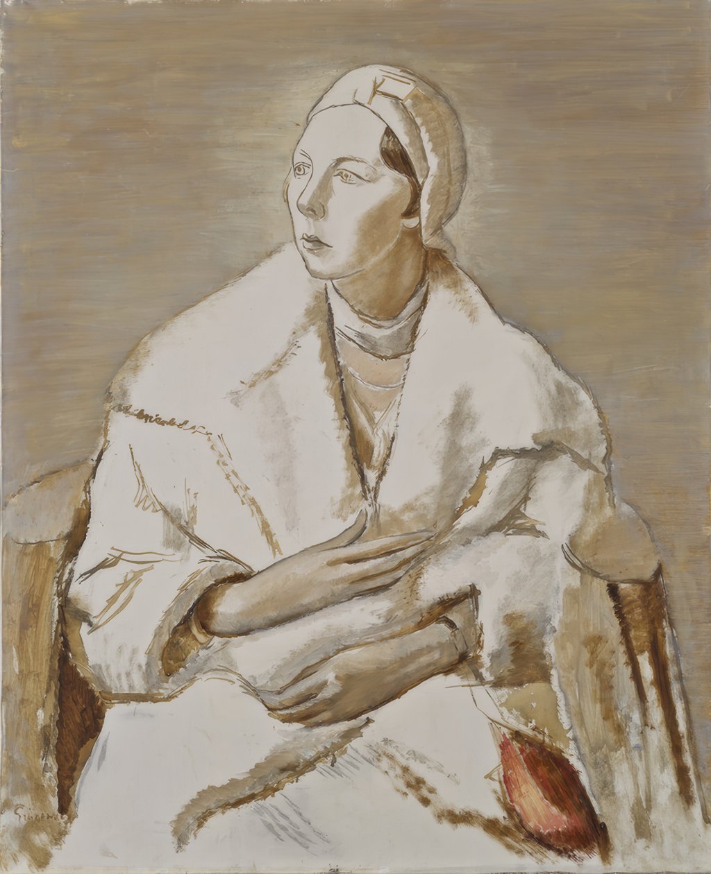 Sigrid Hjertén, Retrato de Isaac Grünewald