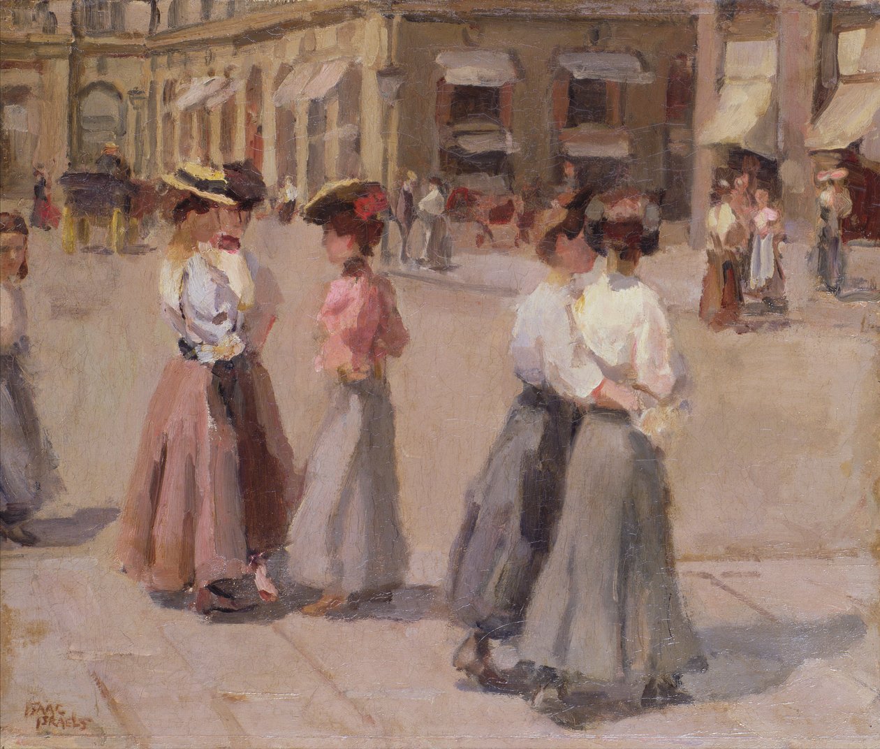 Un paseo por la tarde de Isaac Israels