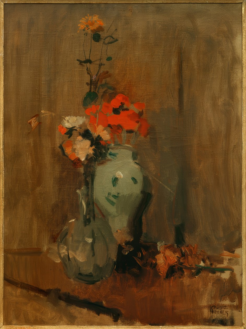 Bodegón de flores de Isaac Israels