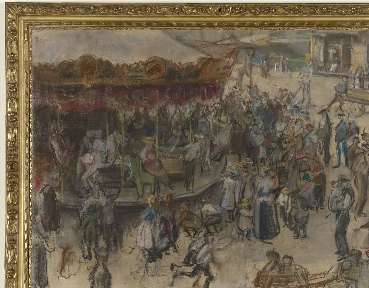 Carrusel en Ámsterdam de Isaac Israels