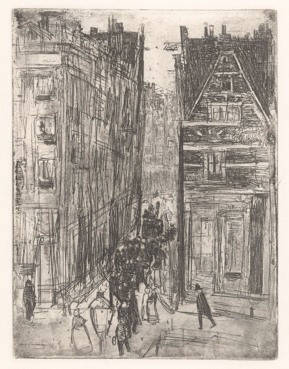 Gasthuismolensteeg en Ámsterdam de Isaac Israels
