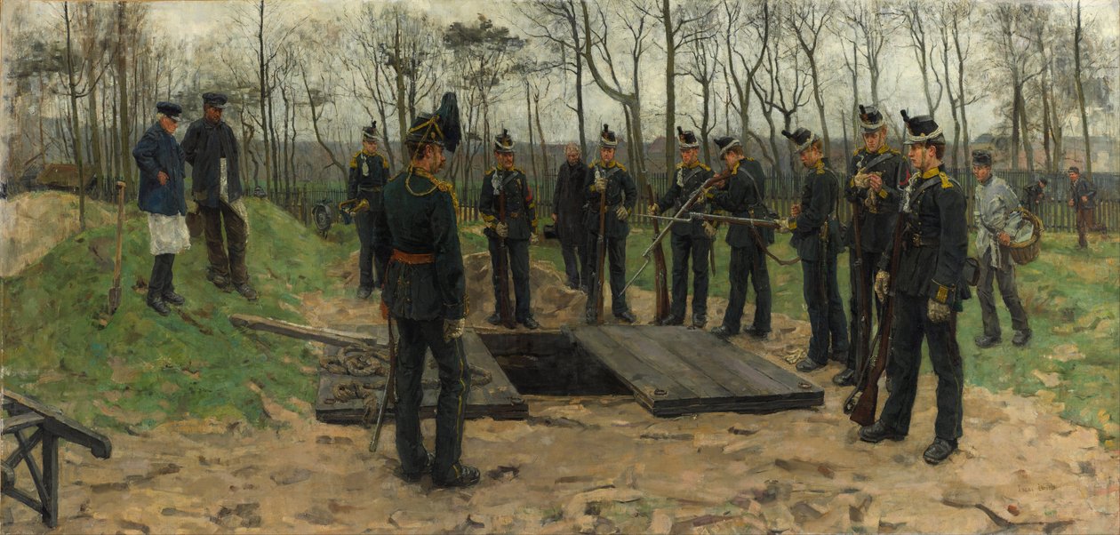 funeral militar de Isaac Israels