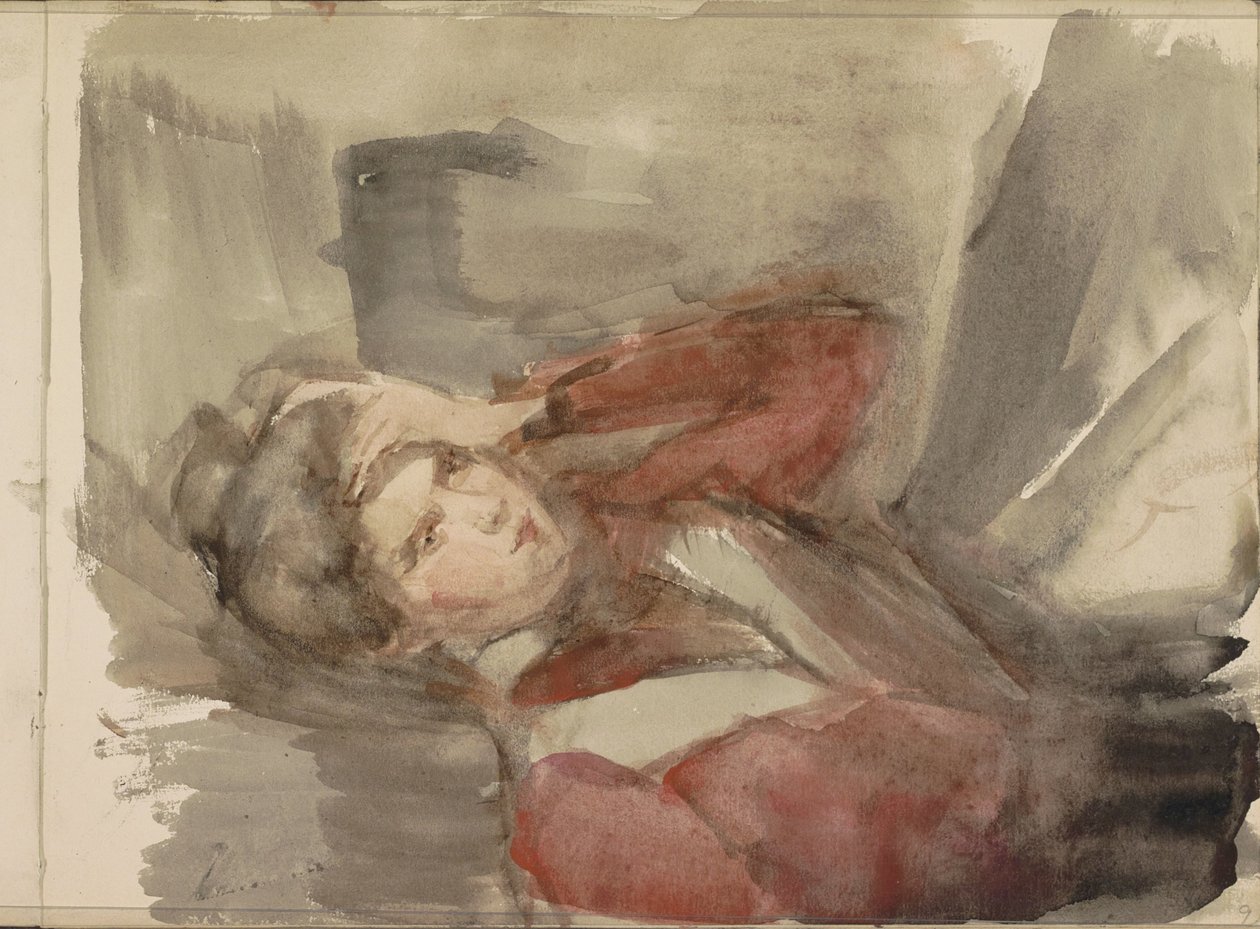 Retrato de una joven desconocida de Isaac Israels