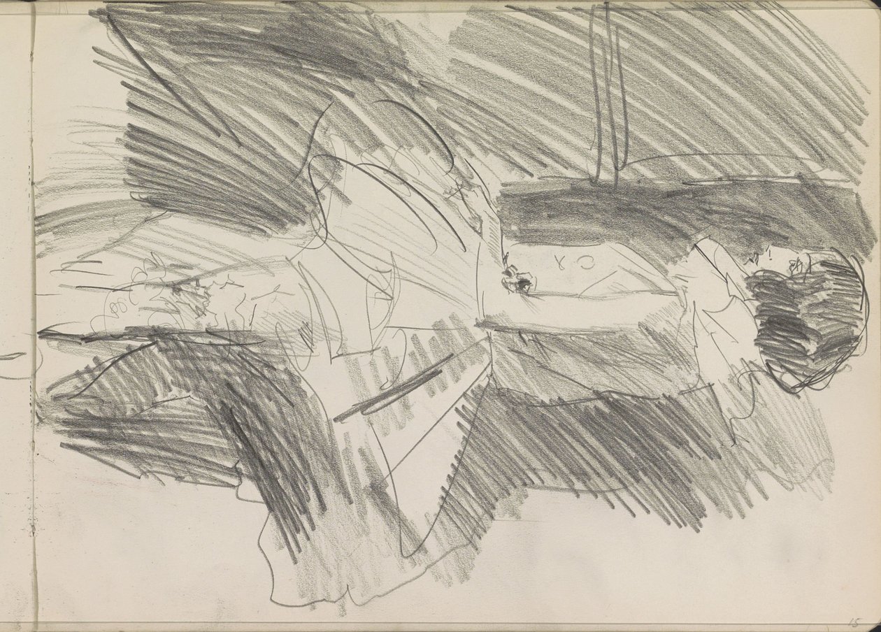 Bailarín de pie, de perfil de Isaac Israels