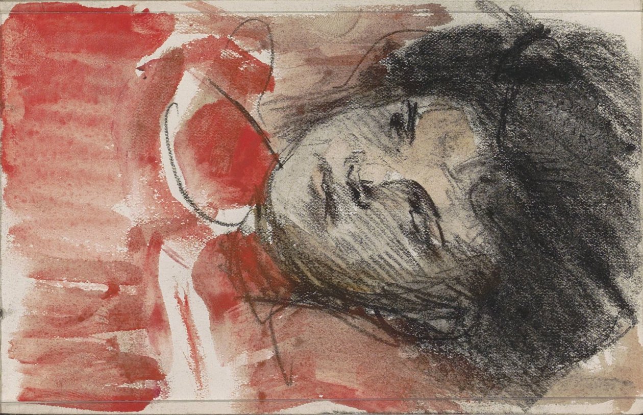 Cabeza de mujer, mirando a la izquierda. de Isaac Israels