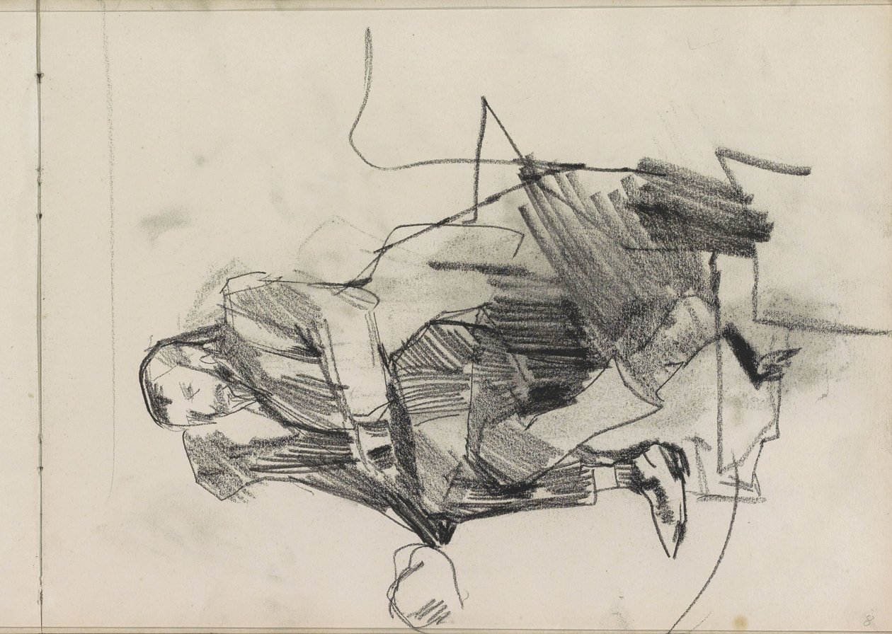 hombre sentado de Isaac Israels