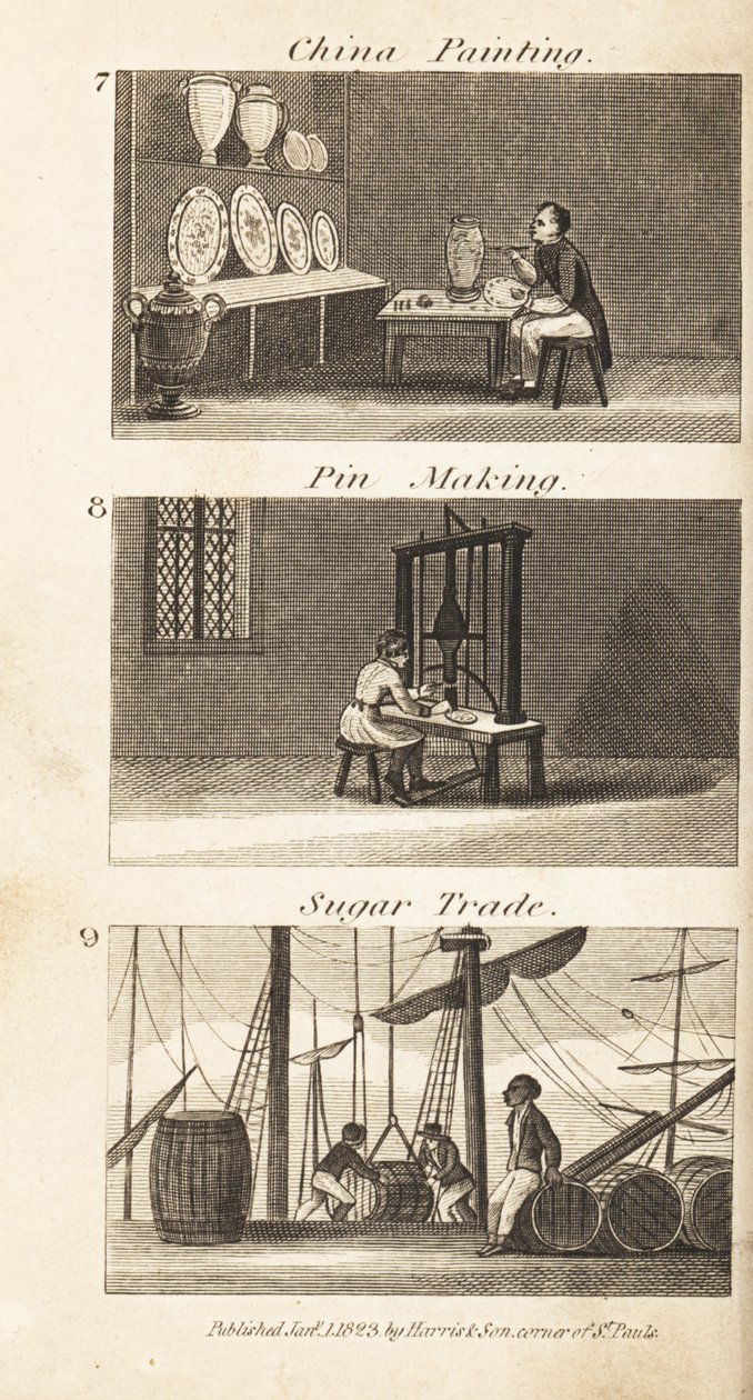 Comerciantes en la Inglaterra de la Regencia de Isaac Taylor