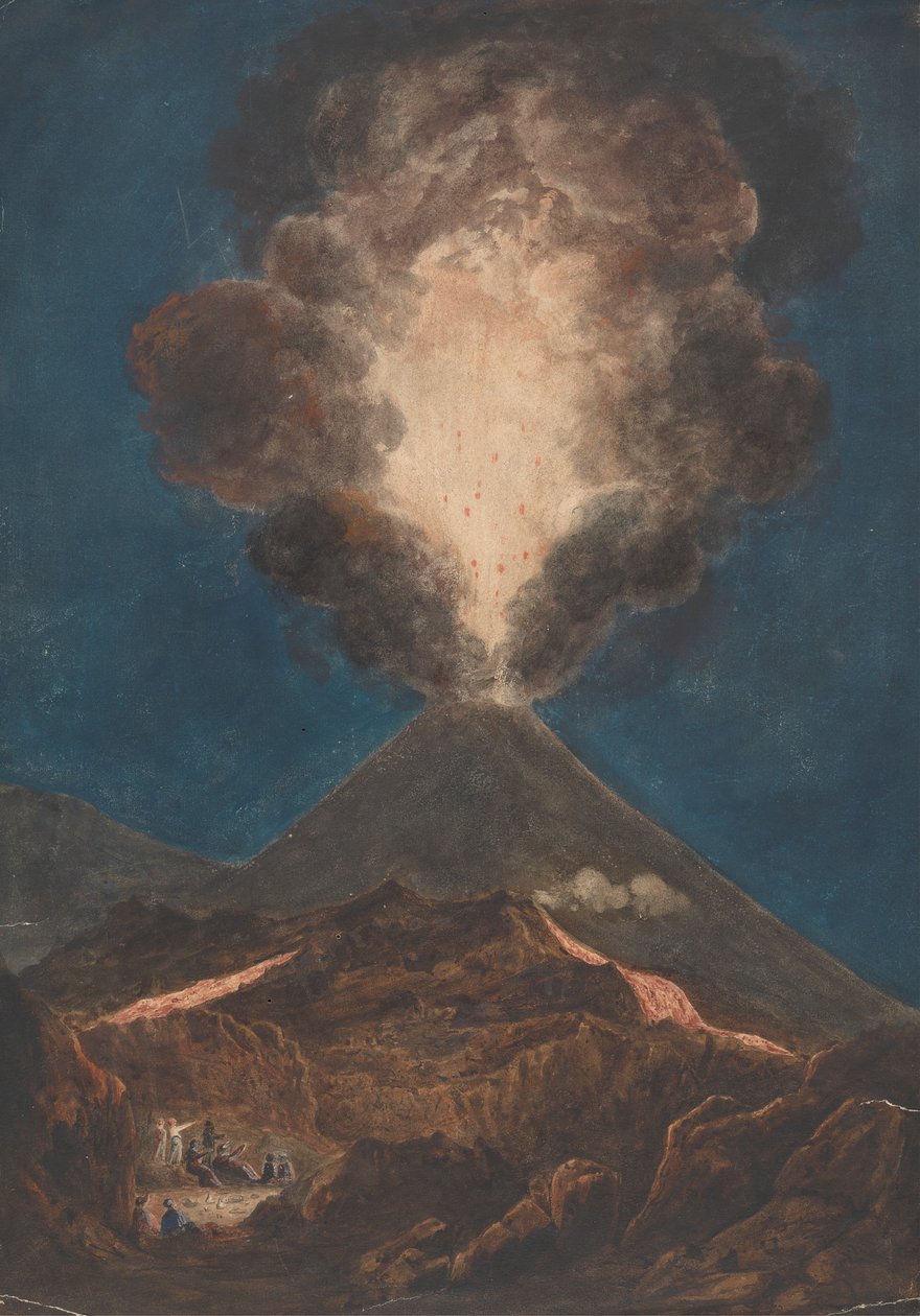 Vesubio en erupción de Isaac Weld
