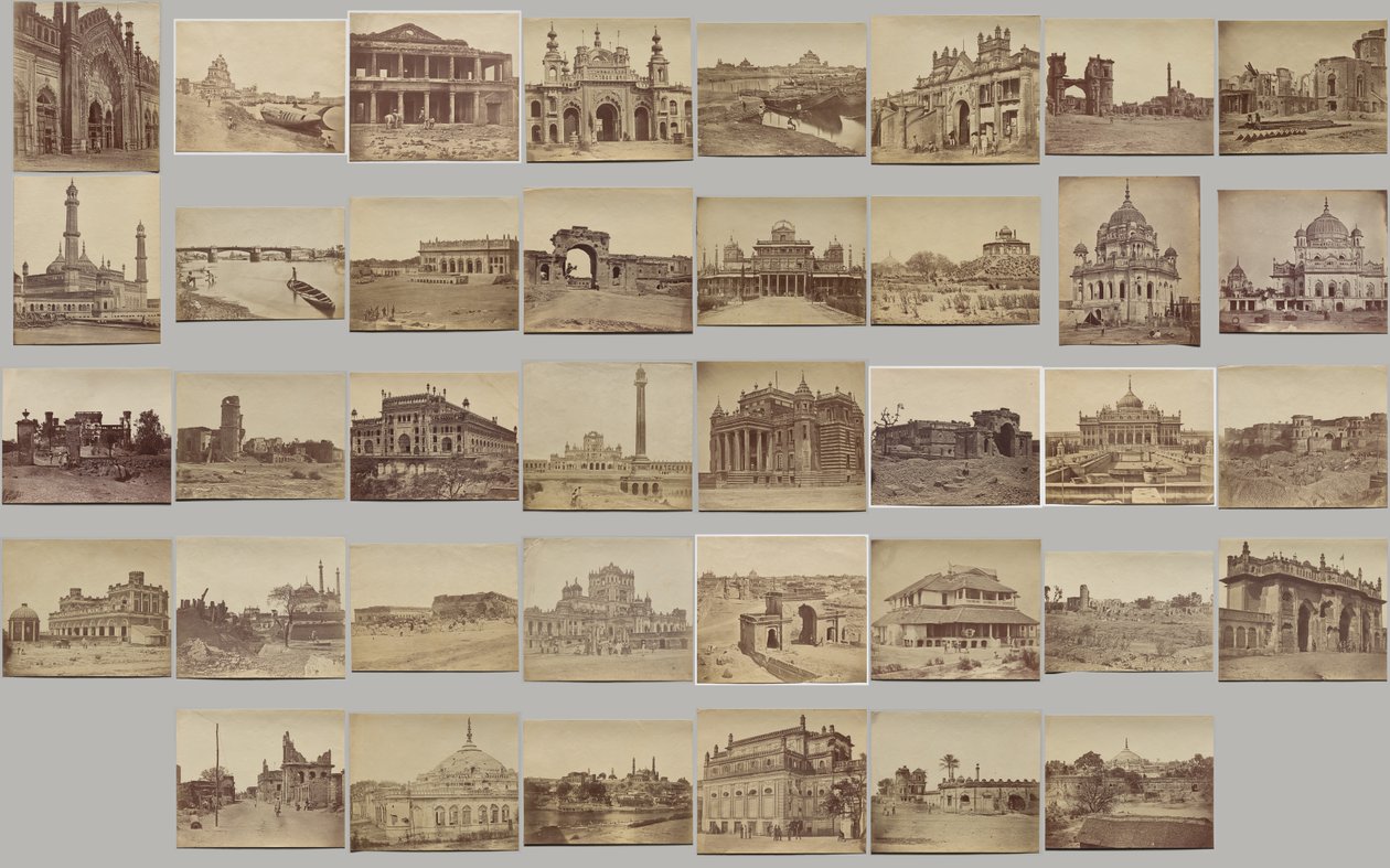 Lucknow después del asedio de Isaac de Moucheron
