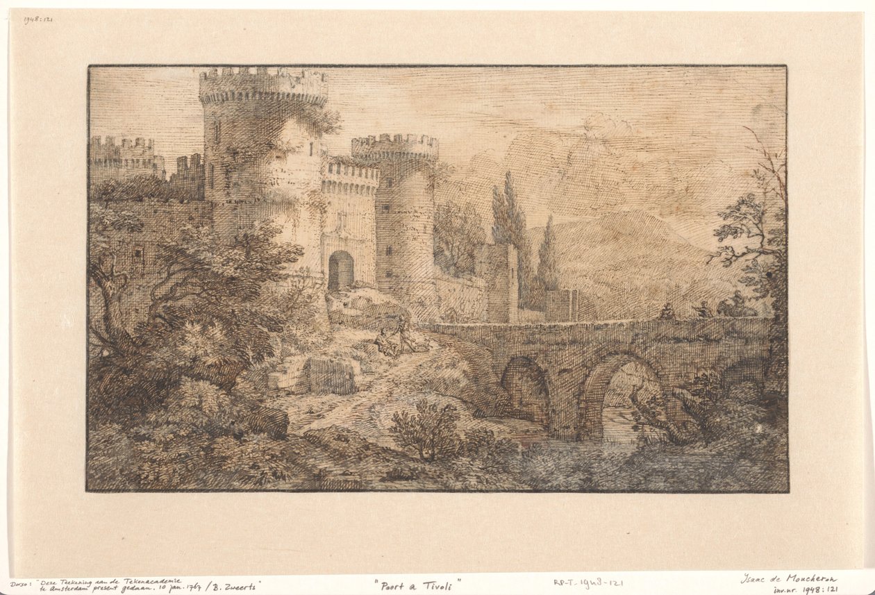 Poort y Tívoli de Isaac de Moucheron