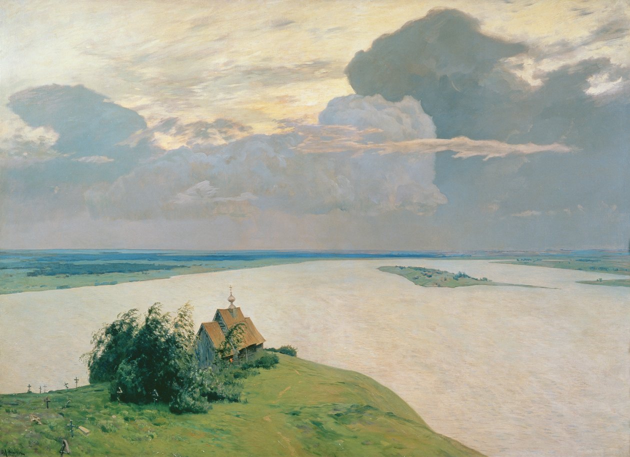 Sobre la Paz Eterna, 1894 de Isaak Ilyich Levitan