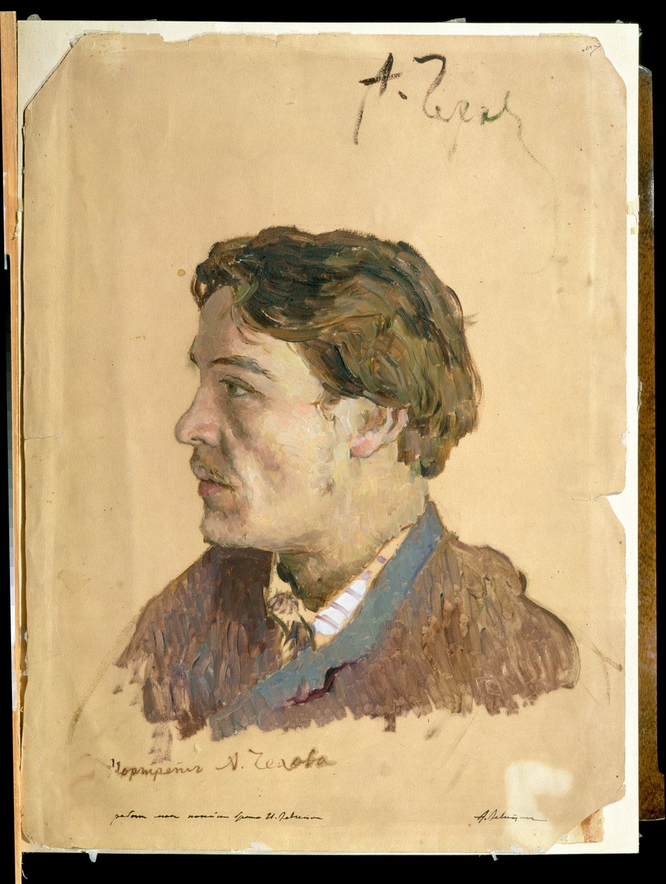 Retrato de Anton Chekhov (1860-1904) de Isaak Ilyich Levitan