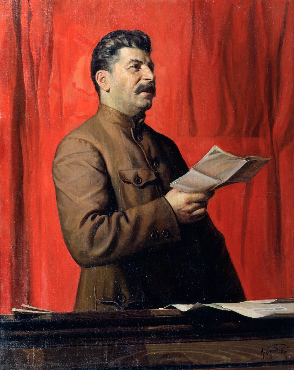 Retrato de Joseph Stalin, 1933 de Isaak Israilevich Brodsky