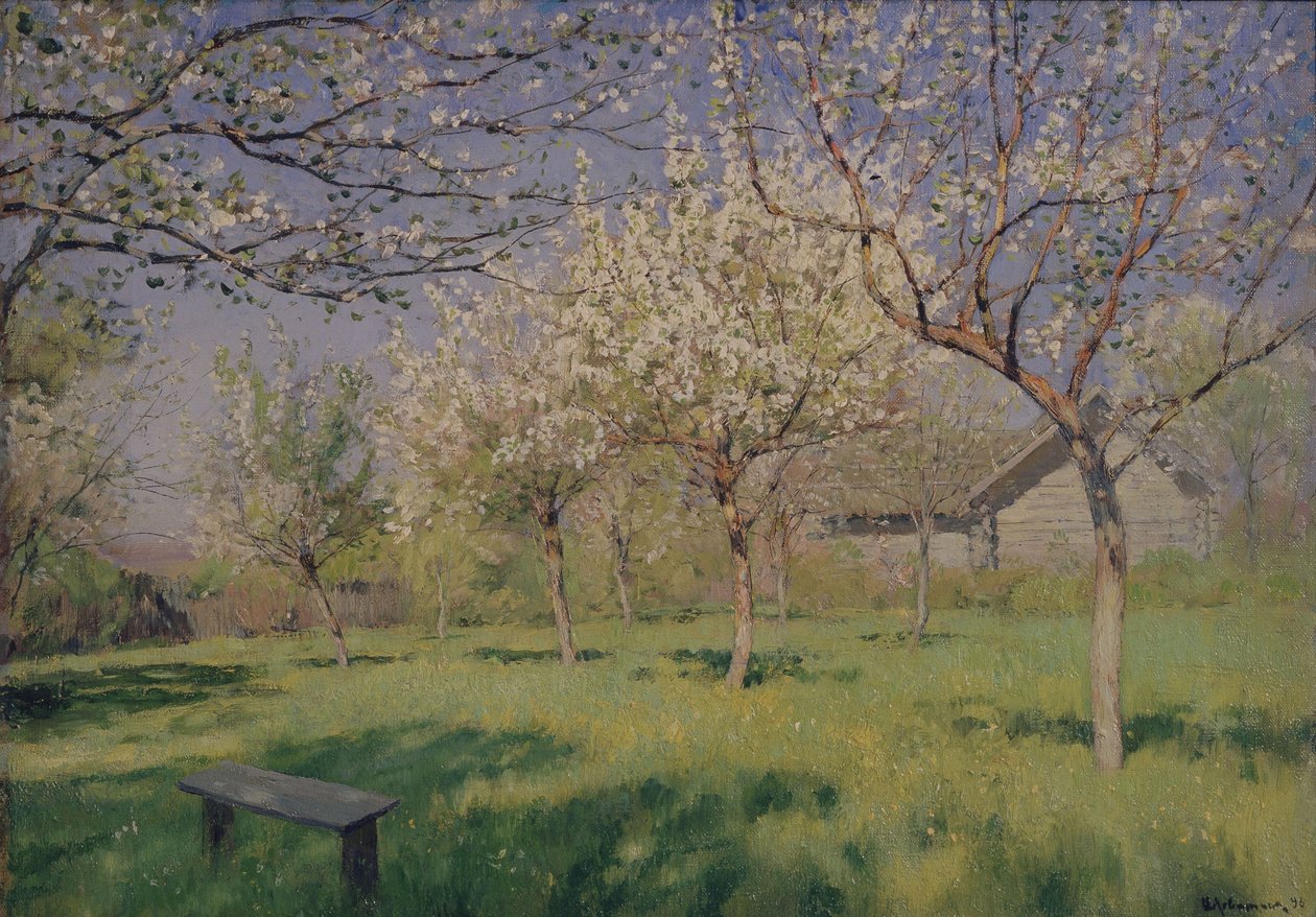 Manzanos en flor, c. 1895 de Isaak Ilyich Levitan