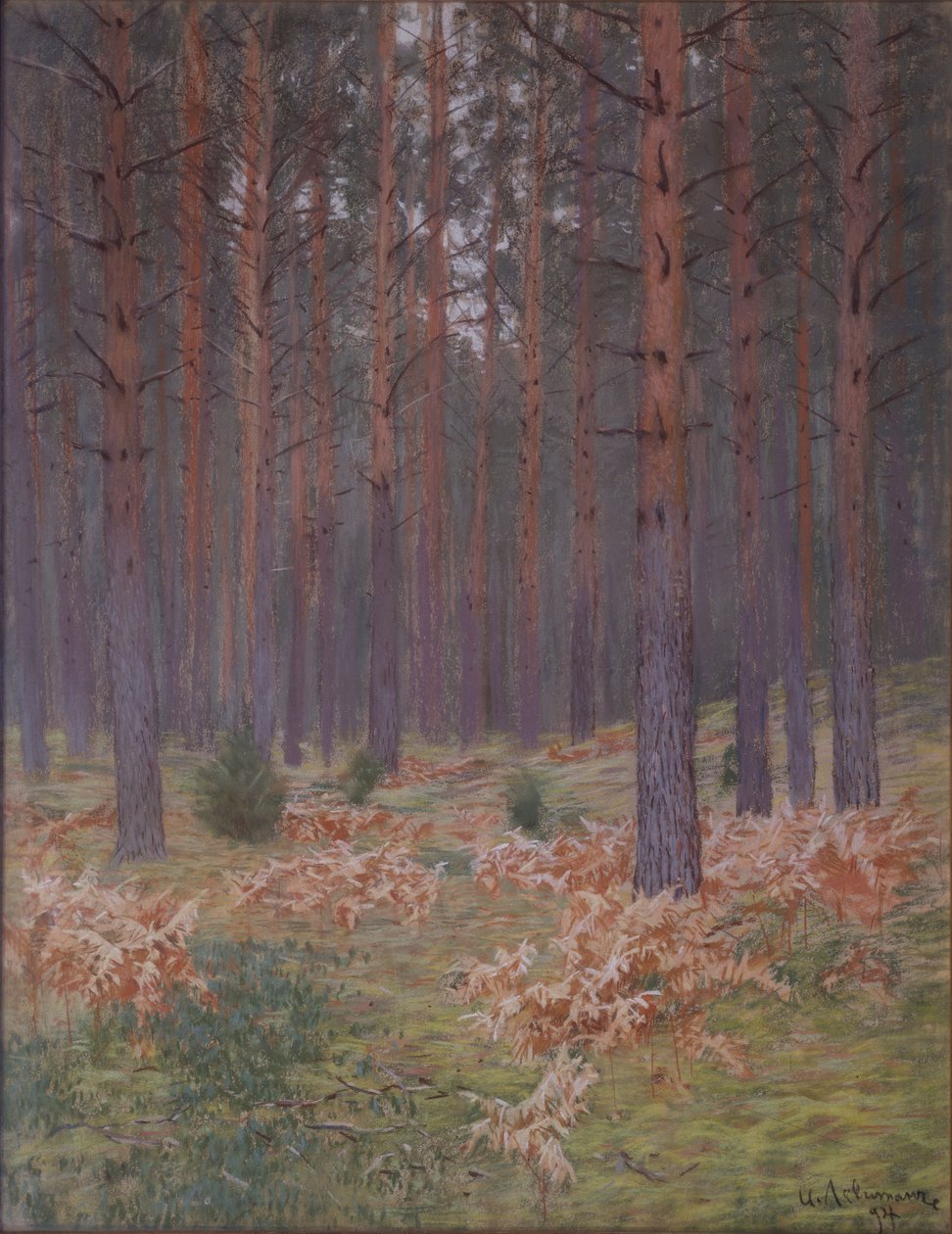 Helechos, 1894 de Isaak Ilyich Levitan
